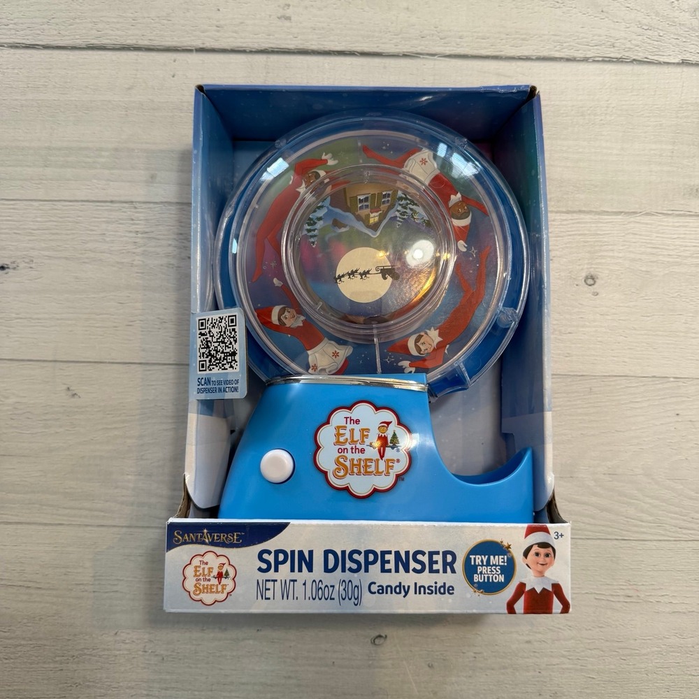 Elf on‎ the Shelf Santaverse Spin Candy Dispenser NEW